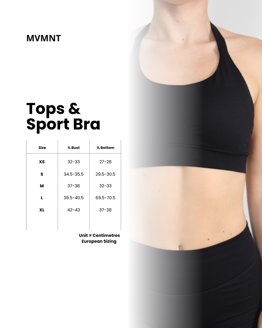 CORE STRAP BRA GRAPHITE
