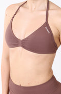 CORE STRAP BRA DARK COCOA